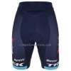 Completo Maglia 2023 Trek-Segafredo (Cycling Shorts) Manica Corta Bianco Blu